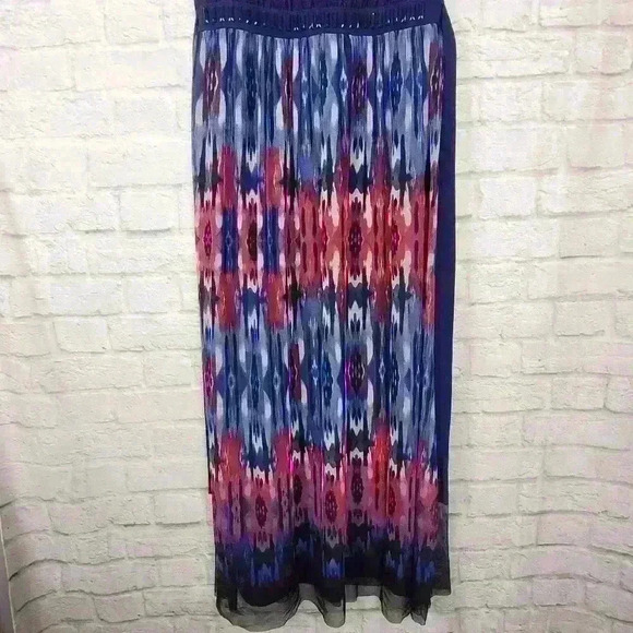 Carmen Marc Valvo Size L Maxi Dress - Picture 6 of 11